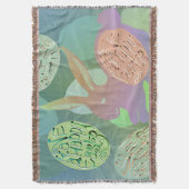 イースターバニーエッグブランケット スローブランケット (正面縦)