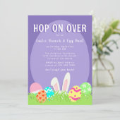 イースターバニーエッグ狩りとサンデーブランチ招待状 招待状 (スタンド正面)