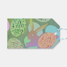 イースターバニーエッグ「ハッピーイースター」 ギフトタグ