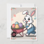 イースターバニーエッグ&ホイールバロー文房具 (裏面)