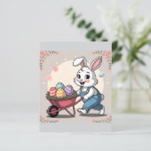 イースターバニーエッグ&ホイールバロー文房具 (スタンド正面)