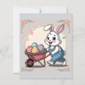 イースターバニーエッグ&ホイールバロー文房具 (裏面)