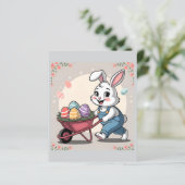 イースターバニーエッグ&ホイールバロー文房具 (スタンド正面)