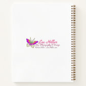 イースターバニーエンジェルの衣装を着た少女 ノートブック (裏面)