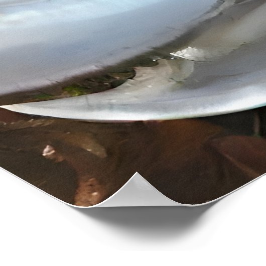 イースターバニーエンジェルの衣装を着た少女 ポスター (角)