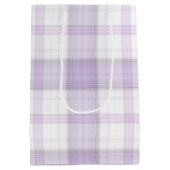 イースターバニーオンラベンダープレイド ミディアムペーパーバッグ (裏面)