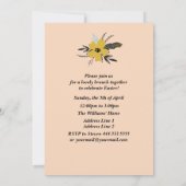 イースターバニーカスタムイースターブランチ 招待状 (裏面)