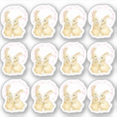 イースターバニーカップル シール (正面)