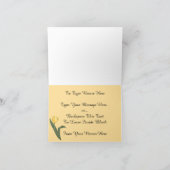 イースターバニーカパーソナライズされたードイースター シーズンカード (内部)