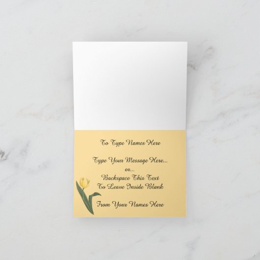 イースターバニーカパーソナライズされたードイースター シーズンカード (内部)