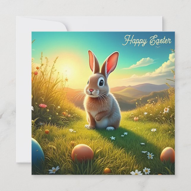 イースターバニーカラフルと卵の春魔法 (正面)