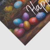 イースターバニーカラフルイースターエッグハッピーイースター 薄葉紙 (詳細)