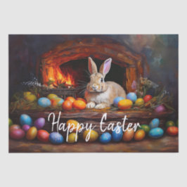 イースターバニーカラフルイースターエッグハッピーイースター 薄葉紙