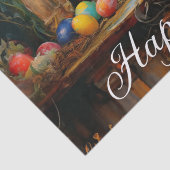 イースターバニーカラフルイースターエッグハッピーイースター 薄葉紙 (詳細)