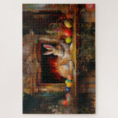 イースターバニーカラフルイースターエッグ ジグソーパズル (縦)