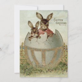 イースターバニーカラーエッグファーム 招待状