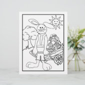 イースターバニーカートの卵の色ページ (スタンド正面)