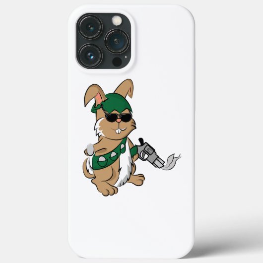 イースターバニーガン Case-Mate iPhoneケース (裏面)