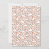 イースターバニーガールズ3rd誕生日招待状 招待状 (裏面)