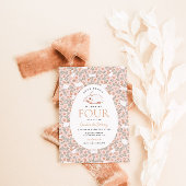 イースターバニーガールズ4th誕生日招待状 招待状