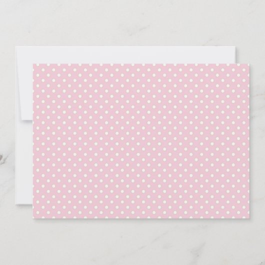 イースターバニーガール2ndバースデーフォト招待状 (裏面)