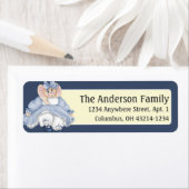 イースターバニーガールd12イースター住所 シール (インサイチュ)