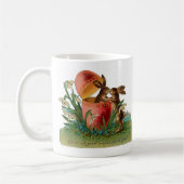 イースターバニーキスヴィンテージ コーヒーマグカップ (左)