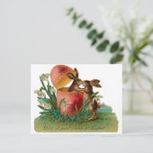 イースターバニーキスヴィンテージ シーズンポストカード (スタンド正面)