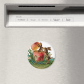 イースターバニーキスヴィンテージ マグネット (インサイチュ (食洗機))