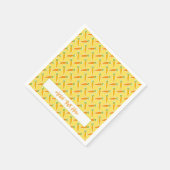 イースターバニーキャロッツ文字卵狩り春ガーデン スタンダードカクテルナプキン (角)