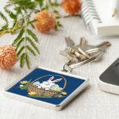 イースターバニーキーチェーンフェスティバルイースターキープサケ キーホルダー (側面)