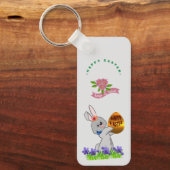 イースターバニーキーチェーン キーホルダー (正面)