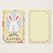 イースターバニーギフトラベル (正面&裏面)