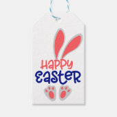 イースターバニーギフトラベル ギフトタグ (正面)