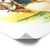 イースターバニーコンサートヴィンテージ ポスター (角)