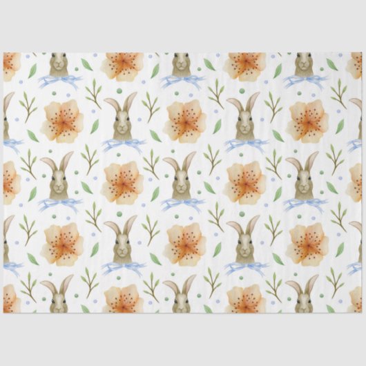 イースターバニーシリーズデザイン1 薄葉紙 (正面)
