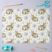 イースターバニーシリーズデザイン3 薄葉紙 (クラフト)