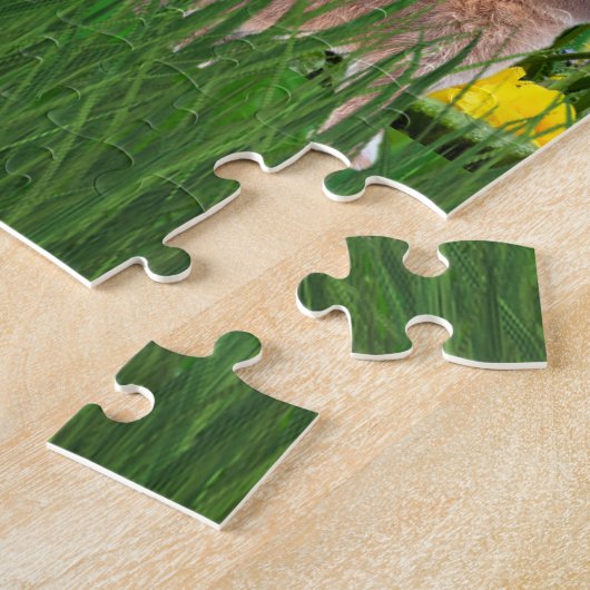 イースターバニーズインザガーデン/おもしろい休日 ジグソーパズル (側面)