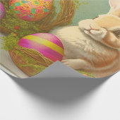 イースターバニーズインバケットコレクション ラッピングペーパー (角)