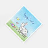 イースターバニーズエッグ狩り スタンダードランチョンナプキン (角)