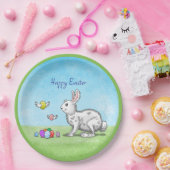イースターバニーズエッグ狩り ペーパープレート (パーティー)