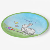 イースターバニーズエッグ狩り ペーパープレート (アングル)