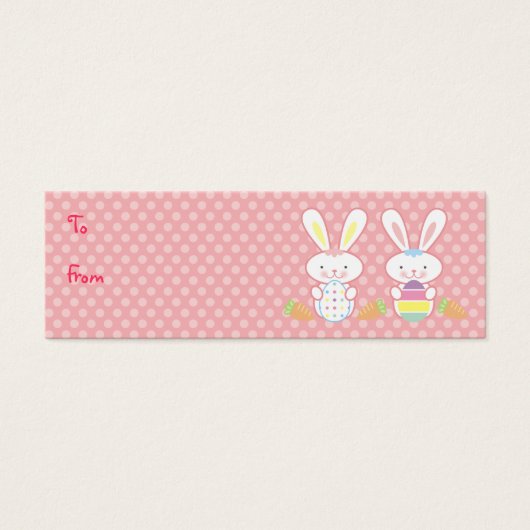 イースターバニーズギフトラベル (正面)