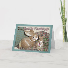 イースターバニーズデコレーションハッピーイースターカード シーズンカード