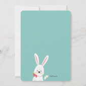 イースターバニーズバースデーパーティー 招待状 (裏面)