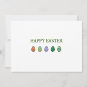 イースターバニーズブランチ 招待状 (裏面)