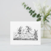 イースターバニーズヴィンテージブックイラストレーション ポストカード (スタンド正面)