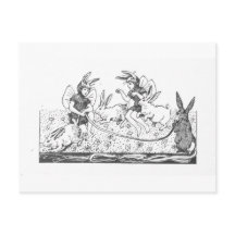 イースターバニーズヴィンテージブックイラストレーション