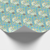 イースターバニーゼリー豆の夢ラッピング紙 ラッピングペーパー (角)