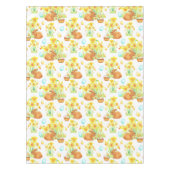 イースターバニーダッフォディルス春 テーブルクロス (正面)